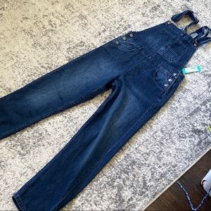 Free People Ziggy Denim Overalls NWT sz xs